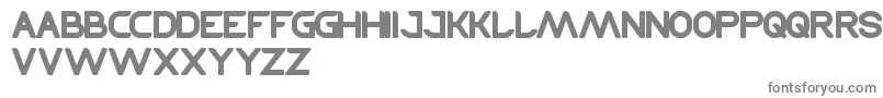 フォントTechnique – 白い背景に灰色の文字