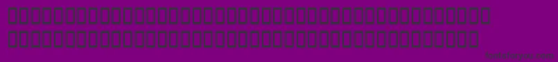 フォントArbatB – 紫の背景に黒い文字