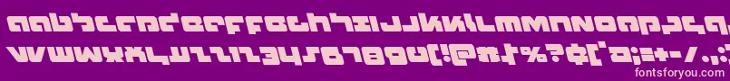 Boomstickleft Font – Pink Fonts on Purple Background