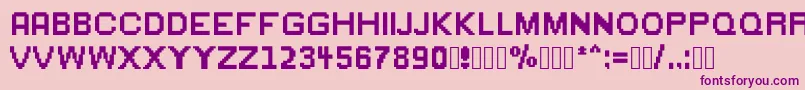 Greenflame Font – Purple Fonts on Pink Background