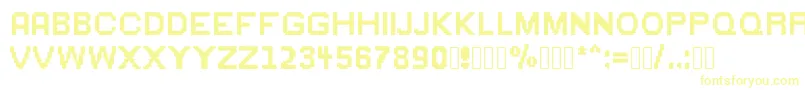Шрифт Greenflame – жёлтые шрифты