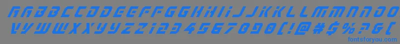 Legiosabinatitleital Font – Blue Fonts on Gray Background