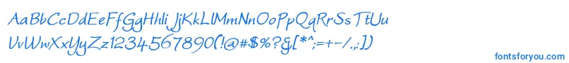 Weitere Informationen zur WorstveldSlingBoldOblique-Schriftart WorstveldSlingBoldOblique-Schriftart – Blaue Schriften