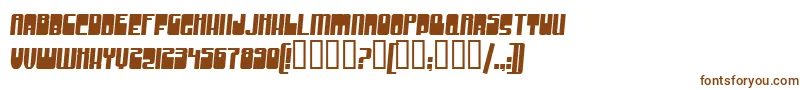 GrooveMachine Font – Brown Fonts on White Background