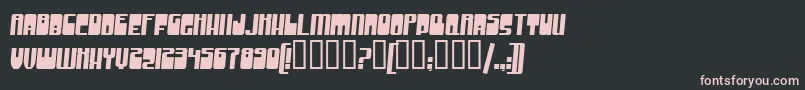 fuente GrooveMachine – Fuentes Rosadas Sobre Fondo Negro
