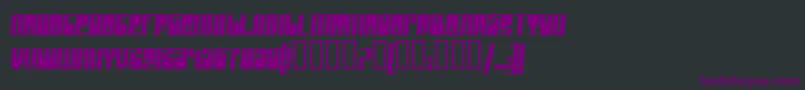 GrooveMachine Font – Purple Fonts on Black Background