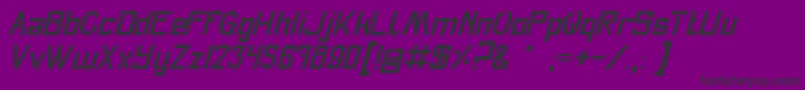 Fly Font – Black Fonts on Purple Background