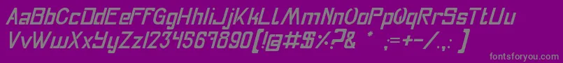Fly Font – Gray Fonts on Purple Background