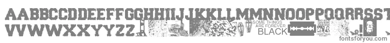 fuente ForeverBlack – Fuentes Grises