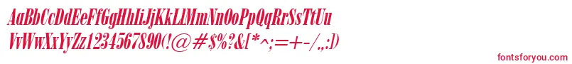 ObeliskItalic Font – Red Fonts