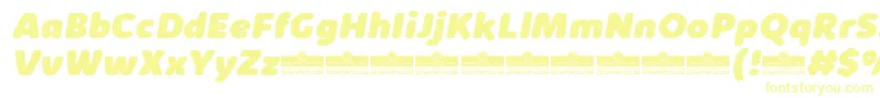 KabrioAbarthHeavyItalicTrial Font – Yellow Fonts