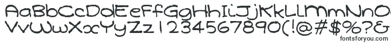 Шрифт Qarolina – рукописные шрифты