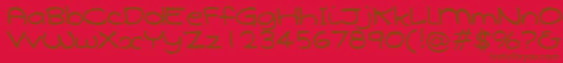 En savoir plus sur la police Qarolina Police Qarolina – polices brunes sur fond rouge
