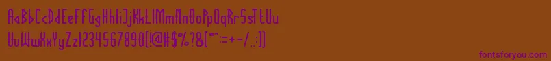 Más sobre la fuente TheInnocentArmy fuente TheInnocentArmy – Fuentes Moradas Sobre Fondo Marrón