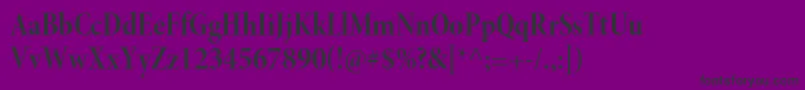MinionproBoldcndisp Font – Black Fonts on Purple Background