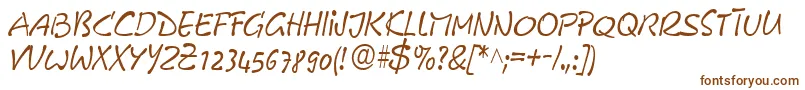 GeFreeForm Font – Brown Fonts