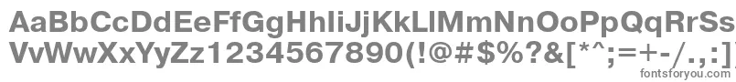 フォントPragmaticafttBold – 白い背景に灰色の文字