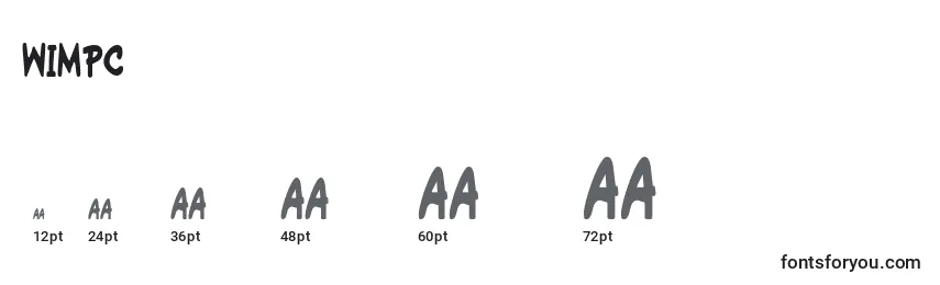 Wimpc Font Sizes