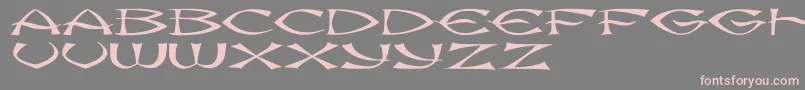 JmhKungFu Font – Pink Fonts on Gray Background