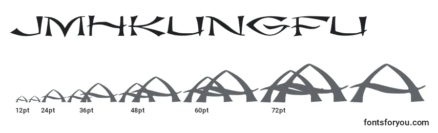 Размеры шрифта JmhKungFu