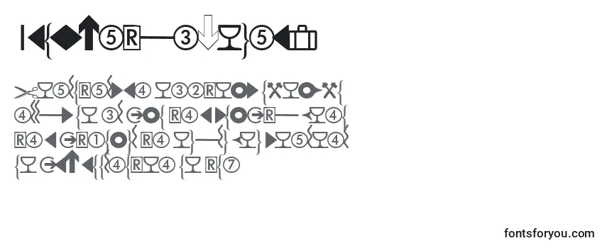 Schriftart DatasymidbNormal