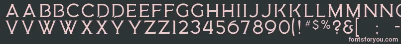 MedusaGothic Font – Pink Fonts on Black Background