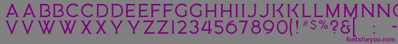 MedusaGothic Font – Purple Fonts on Gray Background