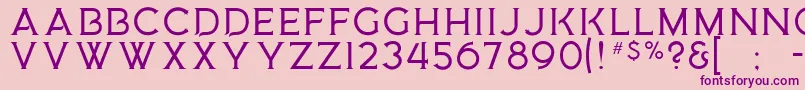 MedusaGothic Font – Purple Fonts on Pink Background