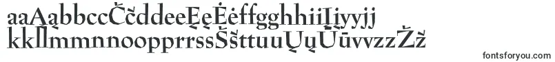 フォントPreissigantikvaBold – リトアニアのフォント
