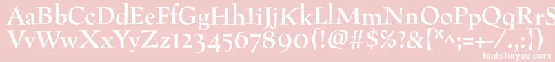 Más sobre la fuente PreissigantikvaBold fuente PreissigantikvaBold – Fuentes Blancas Sobre Fondo Rosa