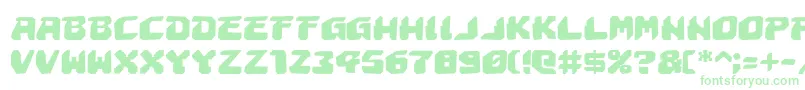 フォントAstropolisr – 緑のフォント
