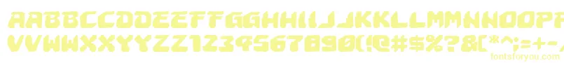 Astropolisr Font – Yellow Fonts on White Background