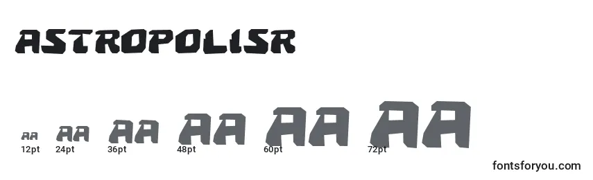 Astropolisr Font Sizes