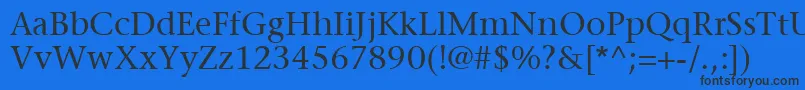 More about ItcStoneSerifLt Font ItcStoneSerifLt Font – Black Fonts on Blue Background