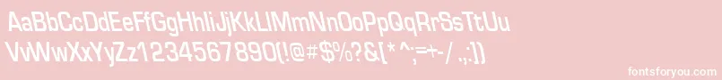 More about EurosecondbackslantRegular Font EurosecondbackslantRegular Font – White Fonts on Pink Background