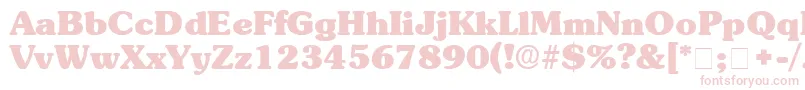 BerraDisplaySsi Font – Pink Fonts on White Background