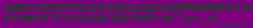 fuente Payback – Fuentes Negras Sobre Fondo Morado