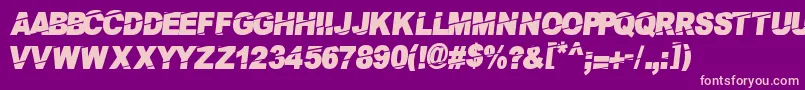 Подробнее о шрифте Payback Шрифт Payback – розовые шрифты на фиолетовом фоне