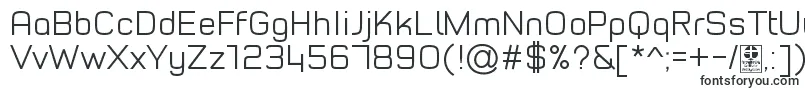 Шрифт TypoStyleLightDemo – шрифты, начинающиеся на T
