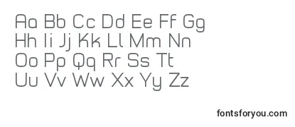 Обзор шрифта TypoStyleLightDemo