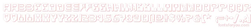 Funkyrundkopftwonf Font – Pink Fonts on White Background