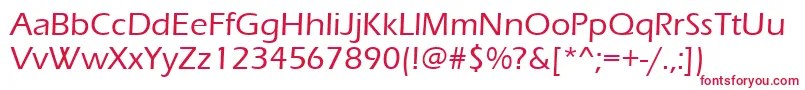 ErasMediumItc Font – Red Fonts on White Background