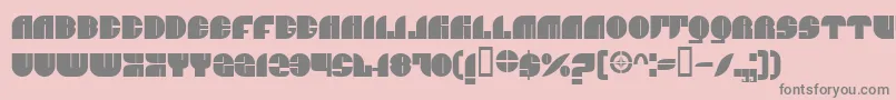 Jnco Font – Gray Fonts on Pink Background