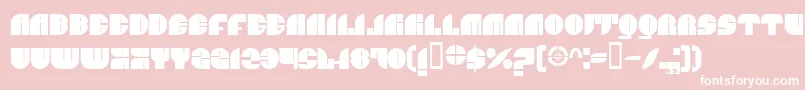 Jnco Font – White Fonts on Pink Background