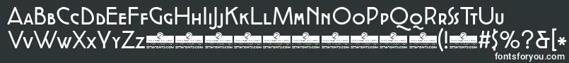 CocottealternateRegularTrial Font – White Fonts on Black Background