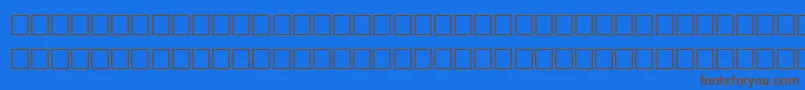 WitherRegular Font – Brown Fonts on Blue Background