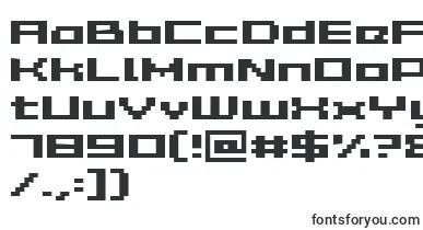Acme5WideBold font – block Fonts