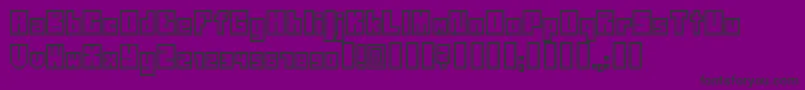 フォントNeistil – 紫の背景に黒い文字