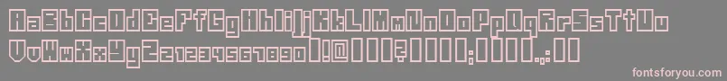 Neistil Font – Pink Fonts on Gray Background