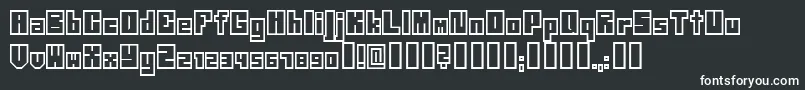 Neistil Font – White Fonts on Black Background